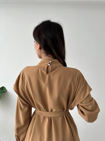 Long Sleeve Blouse with Pants