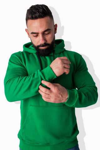 Comfy Plain Hoodie Green