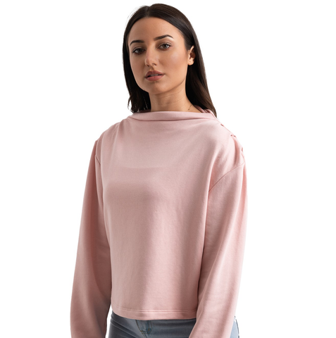 Boatneck Long Sleeves Blouse