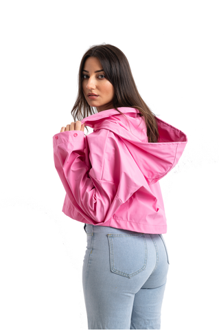 Crop Top  Raincoat Jacket