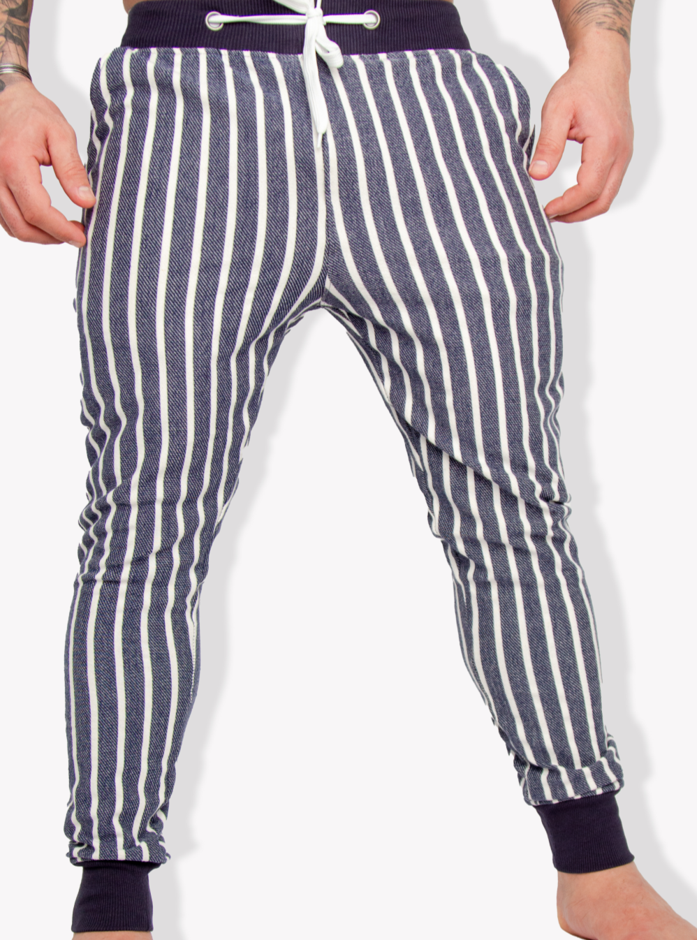 Double Color Striped pants