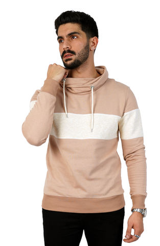 Men Hoodie Middle Stripe