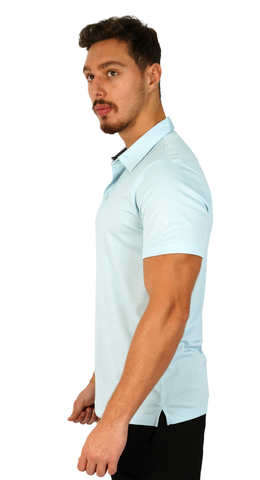 Simple Baby Blue Polo Shirt